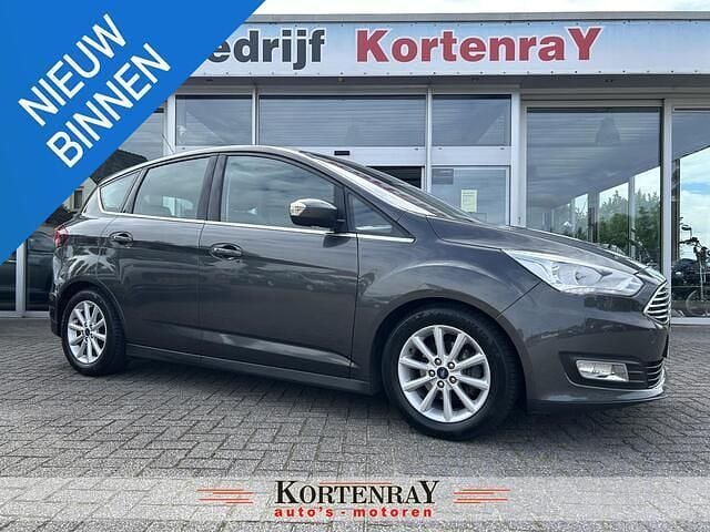 Grijs Gebruikt 2017 Ford C-MAX Titanium MPV | € 8.450 (Eerlijke prijs) - Afbeelding 1/4