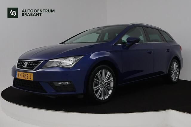 Blauw Gebruikt 2019 Seat Leon ST Business Stationwagen | € 13.945 (Eerlijke prijs) - Afbeelding 1/4