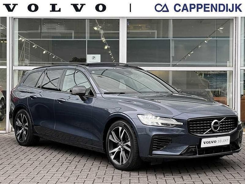 Blauw Gebruikt 2020 Volvo V60 R-Design Stationwagen | € 40.954 - Afbeelding 1/4