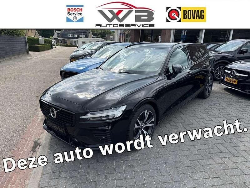 Zwart Gebruikt 2021 Volvo V60 R-Design Stationwagen | € 30.899 (Goede deal) - Afbeelding 1/4