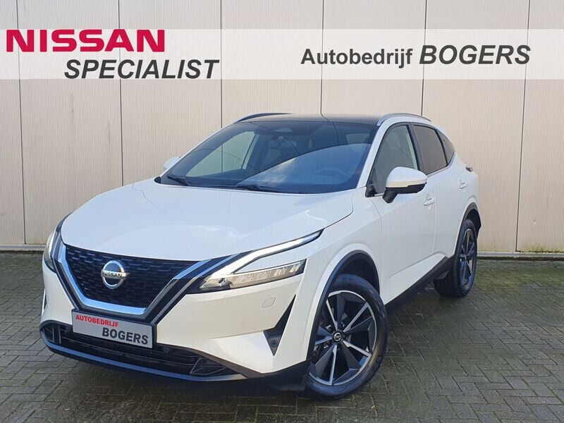 Wit Gebruikt 2022 Nissan Qashqai Pack SUV | € 29.940 (Eerlijke prijs) - Afbeelding 1/4