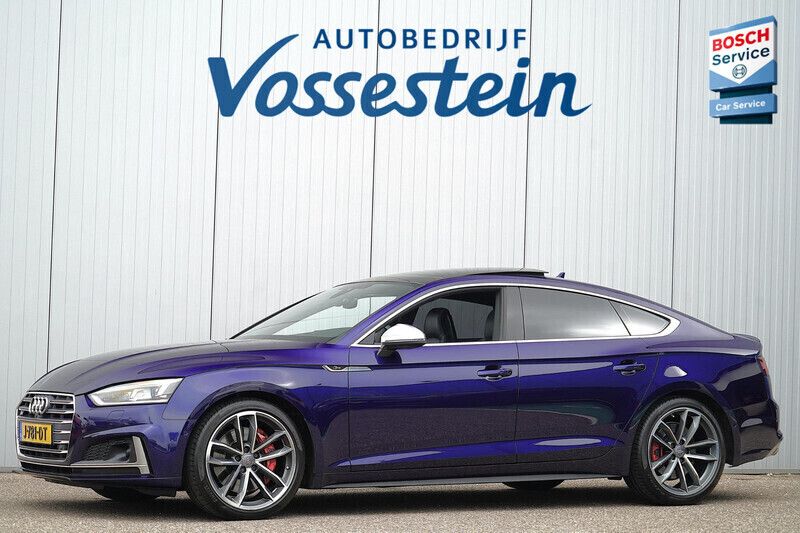 Blauw Gebruikt 2017 Audi A5 Sportback Proline Hatchback | € 32.900 - Afbeelding 1/4