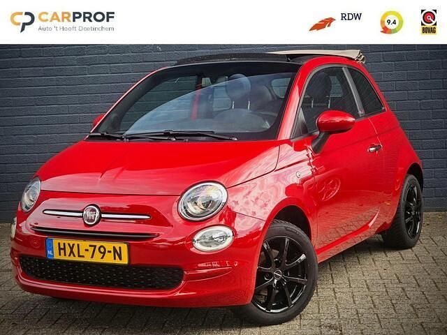 Rood Gebruikt 2023 Fiat 500C Cabriolet | € 13.850 (Goede deal) - Afbeelding 1/4