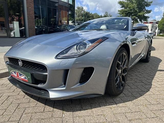 Blauw, metallic lak Gebruikt 2014 Jaguar F-Type Cabriolet | € 37.945 (Goede deal) - Afbeelding 1/4