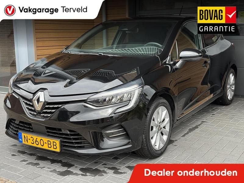 Zwart Gebruikt 2021 Renault Clio V Intens Hatchback | € 15.249 (Eerlijke prijs) - Afbeelding 1/4