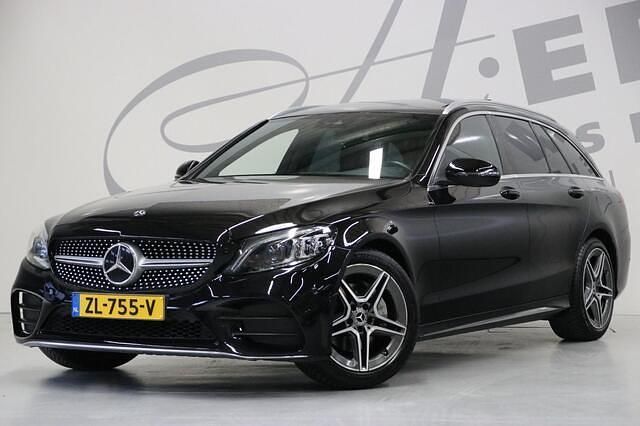 Occasion Mercedes C160 AMG line 129 PK (94 kW) 2019 Zwart Coupé
