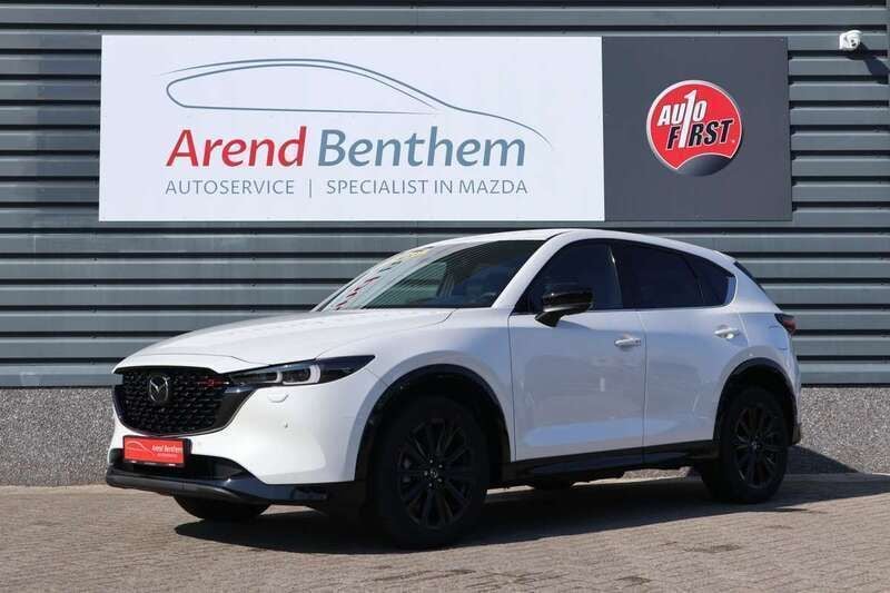 Wit Nieuw 2024 Mazda CX-5 Comfort SUV | € 52.995 - Afbeelding 1/4