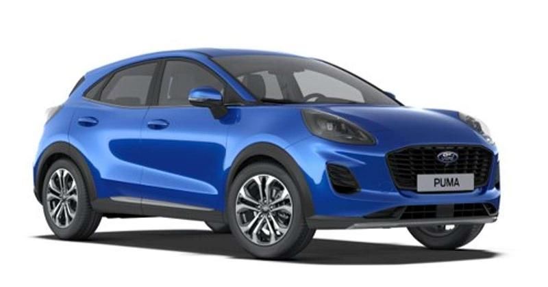 Blauw, metallic lak Nieuw 2025 Ford Puma Titanium SUV | € 34.180 (Goede deal) - Afbeelding 1/3
