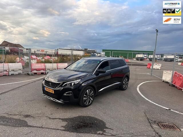 Zwart Gebruikt 2020 Peugeot 5008 GT-line MPV | € 13.450 (Super prijs) - Afbeelding 1/4