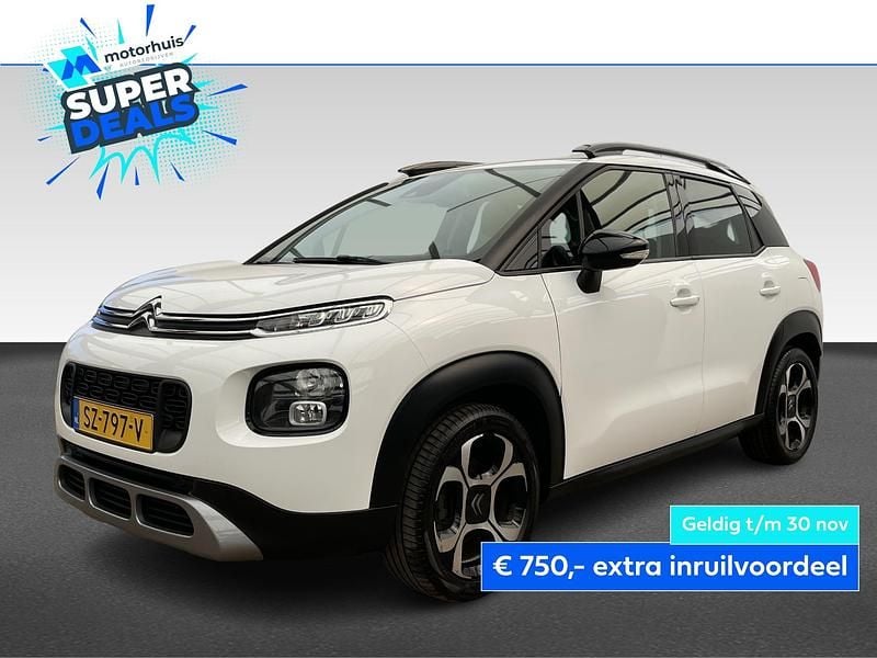 Wit Gebruikt 2018 Citroën C3 Aircross PureTech SUV | € 10.445 (Eerlijke prijs) - Afbeelding 1/4