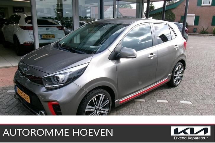 Grijs Gebruikt 2018 Kia Picanto GT-Line Hatchback | € 12.740 (Iets duurder) - Afbeelding 1/4
