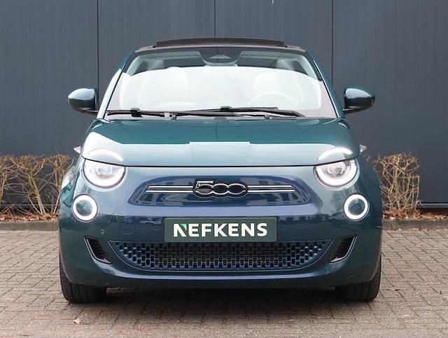 Occasion Fiat 500e La Prima 86 kW (118 PK) 2020 Groen Cabriolet