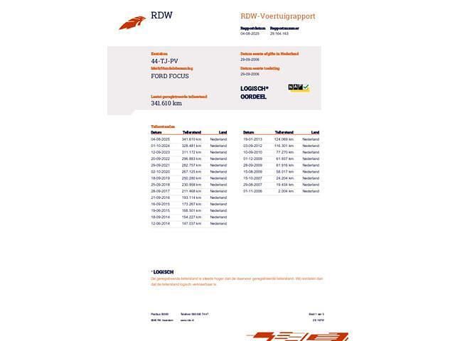 Zwart, metallic lak Gebruikt 2006 Ford Focus Futura Stationwagen | € 995 (Eerlijke prijs) - Afbeelding 1/2
