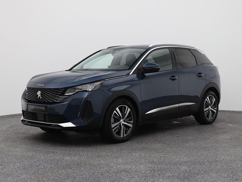 Blauw (metallic) Gebruikt 2021 Peugeot 3008 Allure SUV | € 21.400 (Goede deal) - Afbeelding 1/4