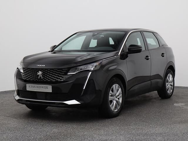 Zwart Gebruikt 2022 Peugeot 3008 Active SUV | € 17.900 (Super prijs) - Afbeelding 1/4