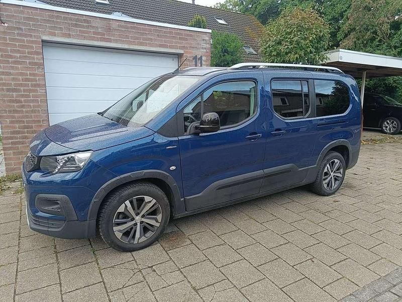 Blauw Gebruikt 2020 Peugeot Rifter GT-line MPV | € 17.750 - Afbeelding 1/4