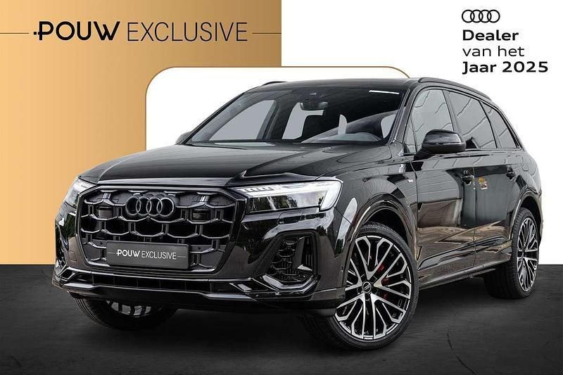 Zwart Nieuw 2025 Audi Q7 Proline SUV | € 105.950 (Goede deal) - Afbeelding 1/4