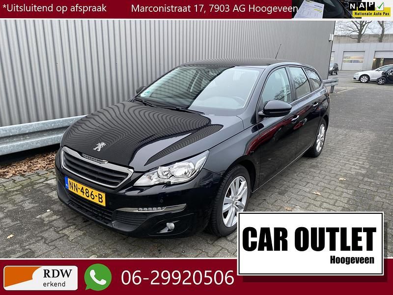 Occasion Peugeot 308 Allure 131 PK (96 kW) 2016 Zwart Stationwagen