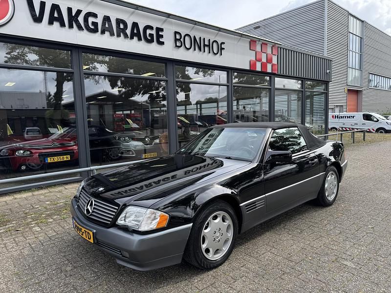 Zwart Gebruikt 1993 Mercedes 500 Cabriolet | € 14.950 - Afbeelding 1/4