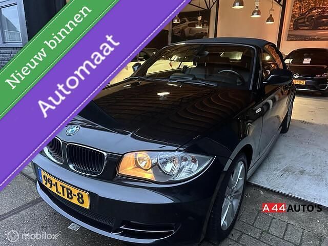 Zwart Occasion 2010 BMW 118 Cabriolet Executive Cabriolet | € 11.950 (Duur) - Afbeelding 1/4