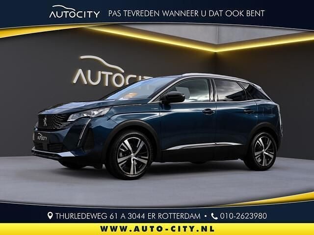 Blauw Gebruikt 2022 Peugeot 3008 GT-line SUV | € 23.950 (Eerlijke prijs) - Afbeelding 1/4