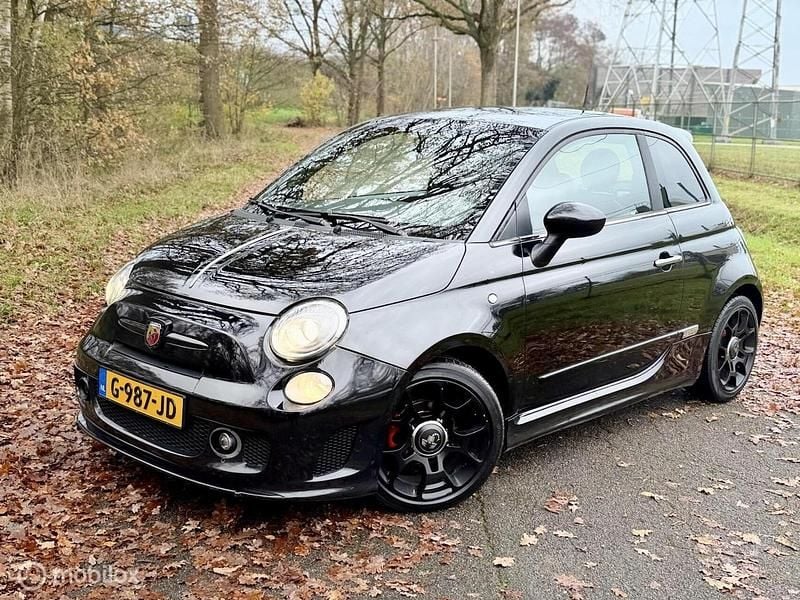 Zwart Occasion 2008 Fiat 500 Abarth Hatchback | € 4.395 (Super prijs) - Afbeelding 1/4