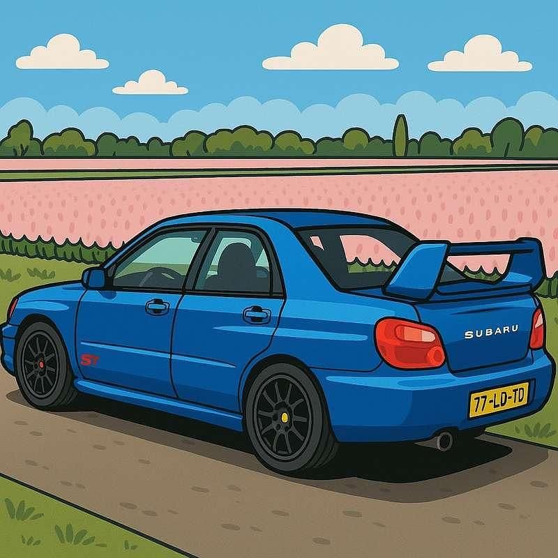 Blauw Gebruikt 2002 Subaru Impreza Sedan | € 32.500 - Afbeelding 1/4
