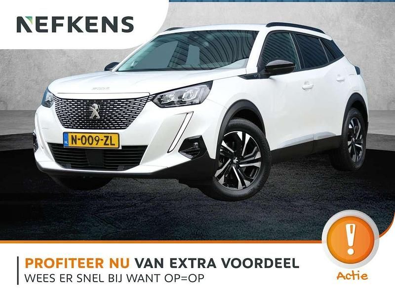 Wit Gebruikt 2022 Peugeot e-2008 Allure SUV | € 18.200 (Eerlijke prijs) - Afbeelding 1/3