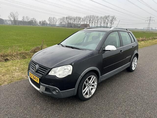Zwart Gebruikt 2008 VW Polo Cross Hatchback | € 1.495 (Super prijs) - Afbeelding 1/4