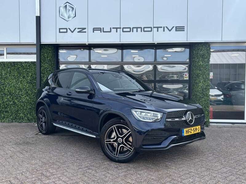Blauw Gebruikt 2021 Mercedes GLC300 AMG SUV | € 37.950 (Eerlijke prijs) - Afbeelding 1/4