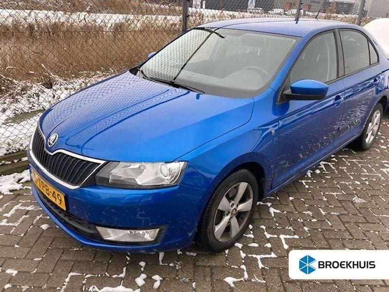 Blauw Occasion 2014 Skoda Rapid Elegance Hatchback | € 7.900 (Eerlijke prijs) - Afbeelding 1/3