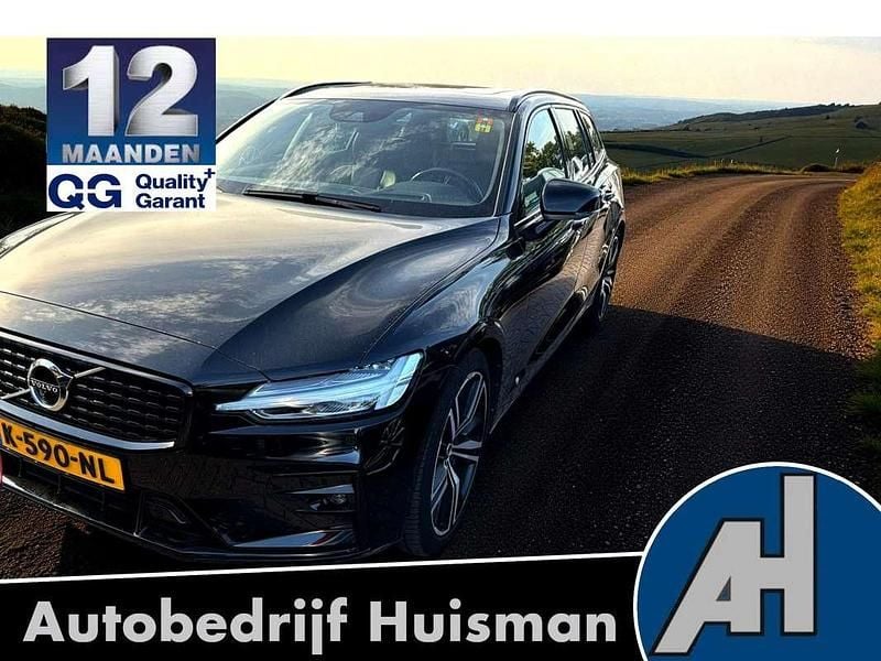 Zwart Gebruikt 2021 Volvo V60 R-Design Stationwagen | € 26.888 (Iets duurder) - Afbeelding 1/4
