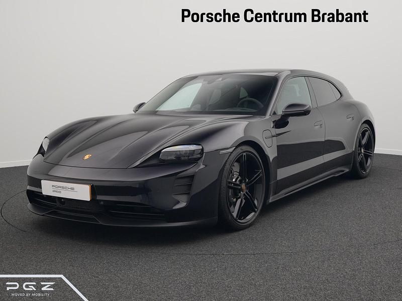 Zwart Gebruikt 2022 Porsche Taycan Sport Turismo Sedan | € 79.750 (Duur) - Afbeelding 1/4