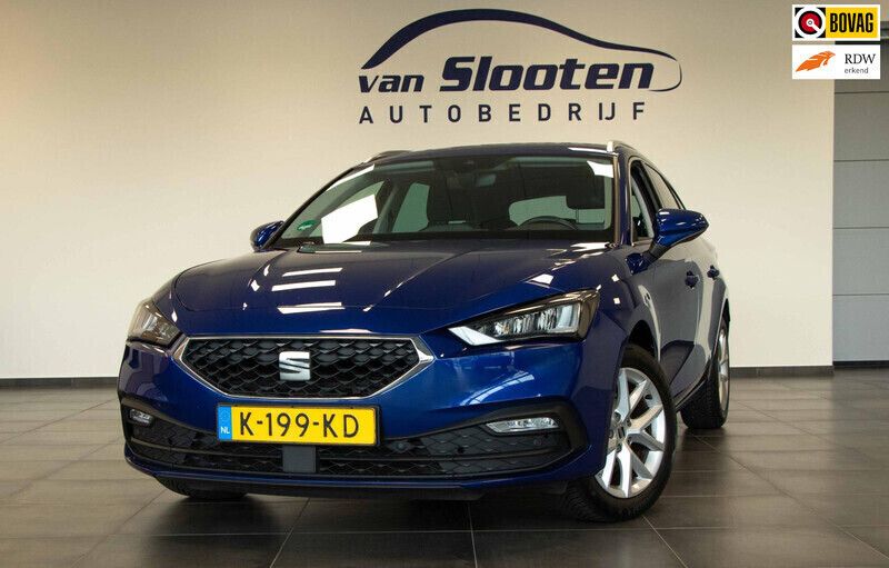 Blauw Gebruikt 2020 Seat Leon Style Stationwagen | € 17.950 (Eerlijke prijs) - Afbeelding 1/4