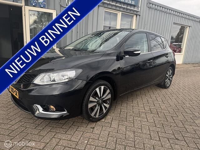 Zwart Gebruikt 2017 Nissan Pulsar N-Connecta Hatchback | € 10.950 (Eerlijke prijs) - Afbeelding 1/4