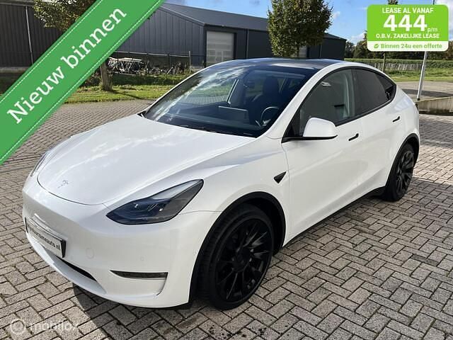 Wit Gebruikt 2021 Tesla Model Y Long Range AWD SUV | € 33.495 (Eerlijke prijs) - Afbeelding 1/4