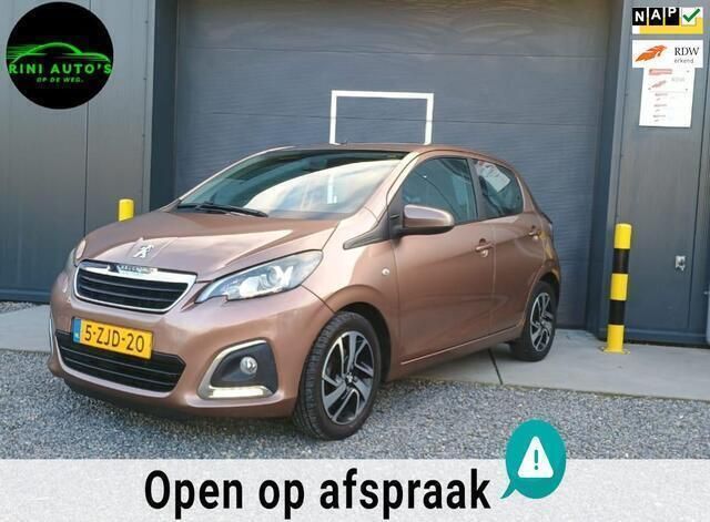 Bruin Gebruikt 2015 Peugeot 108 Allure Hatchback | € 6.600 (Eerlijke prijs) - Afbeelding 1/4