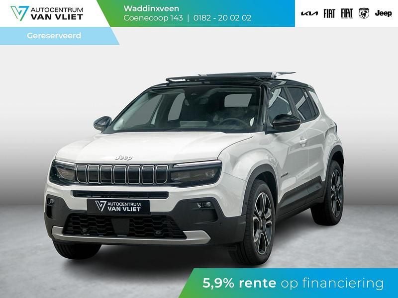 Wit Nieuw 2025 Jeep Avenger EV Summit SUV | € 36.490 (Eerlijke prijs) - Afbeelding 1/4