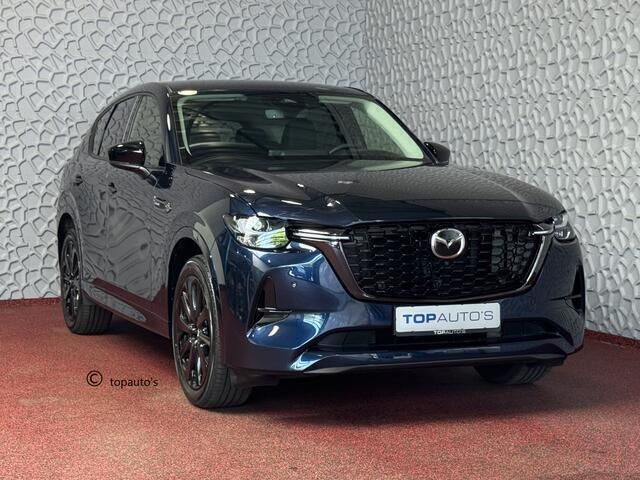Blauw, metallic lak Nieuw 2025 Mazda CX-60 Homura-Line SUV | € 57.440 - Afbeelding 1/4
