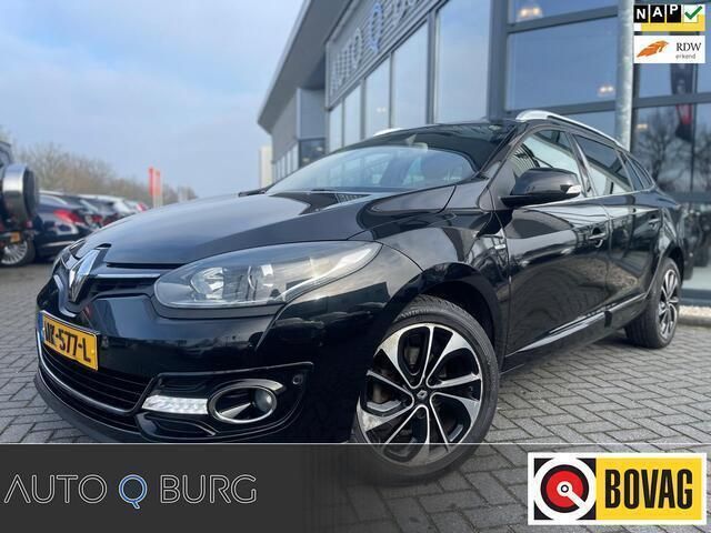 Zwart Gebruikt 2015 Renault Mégane GT Line Bose Edition Stationwagen | € 6.950 (Eerlijke prijs) - Afbeelding 1/4