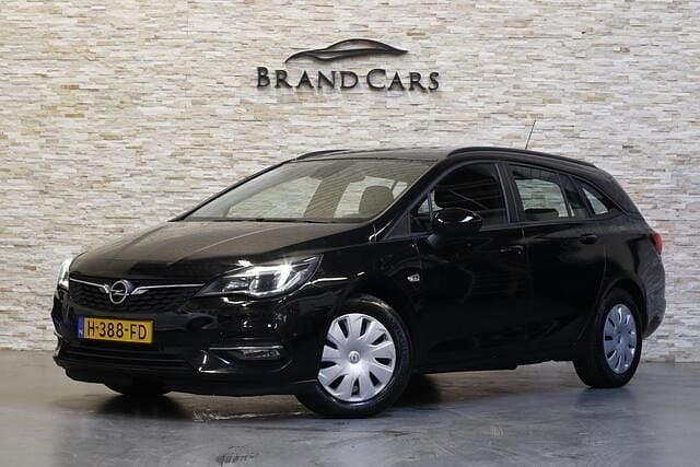 Zwart Gebruikt 2020 Opel Astra Business Edition Stationwagen | € 9.999 (Super prijs) - Afbeelding 1/4