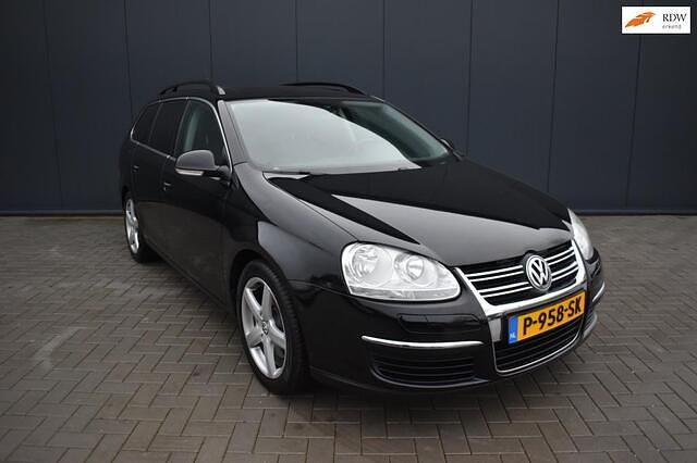 Zwart Gebruikt 2008 VW Golf V Comfortline Stationwagen | € 3.950 (Iets duurder) - Afbeelding 1/4