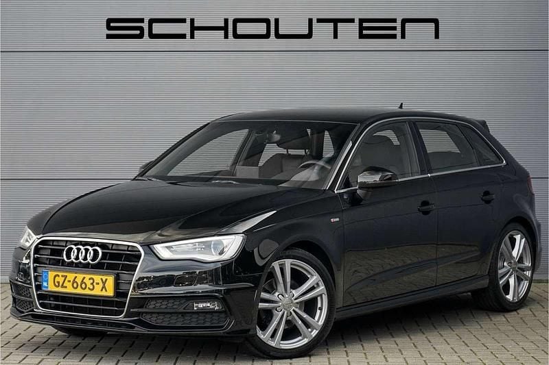 Zwart Gebruikt 2015 Audi A3 Sportback Ambition Hatchback | € 16.900 (Eerlijke prijs) - Afbeelding 1/3