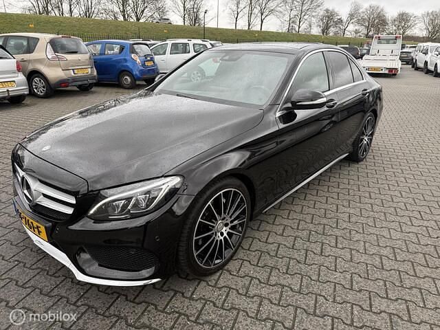 Occasion Mercedes C180 AMG 156 PK (114 kW) 2014 Zwart Sedan