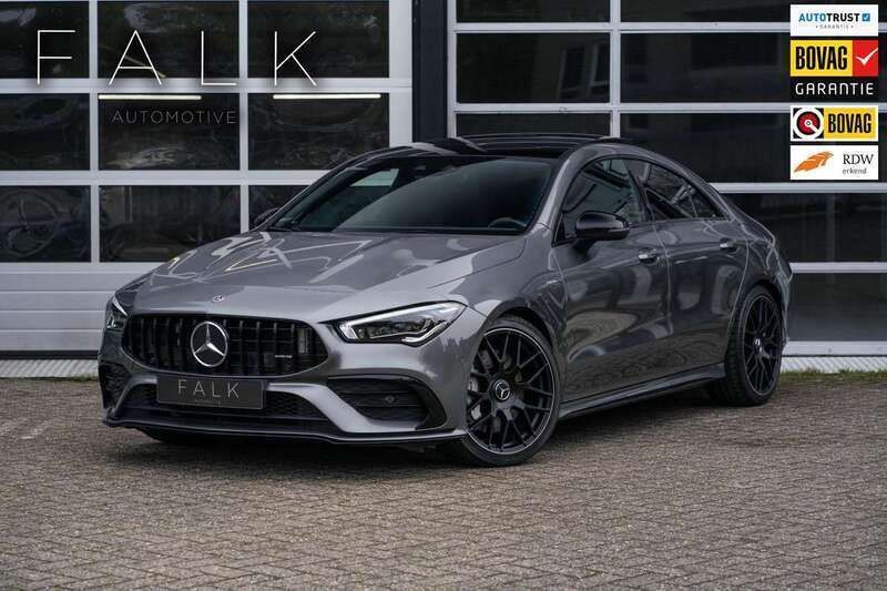 Grijs Gebruikt 2019 Mercedes CLA35 AMG Premium Plus Sedan | € 47.950 (Eerlijke prijs) - Afbeelding 1/4
