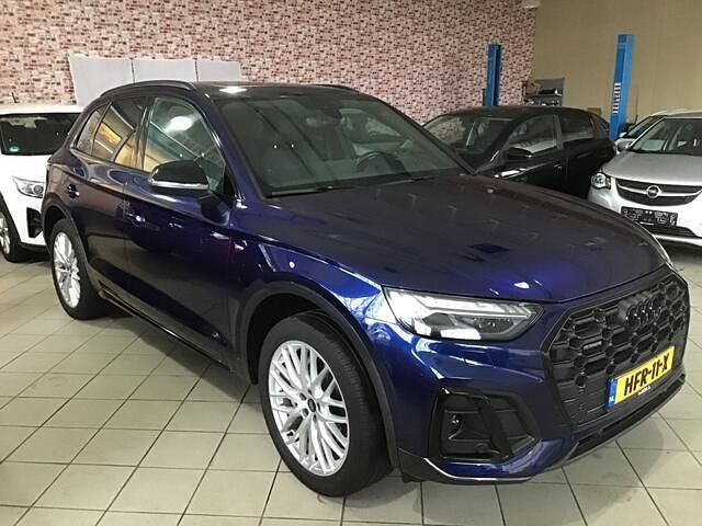 Blauw (metallic) Occasion 2022 Audi Q5 SUV | € 41.200 (Super prijs) - Afbeelding 1/4
