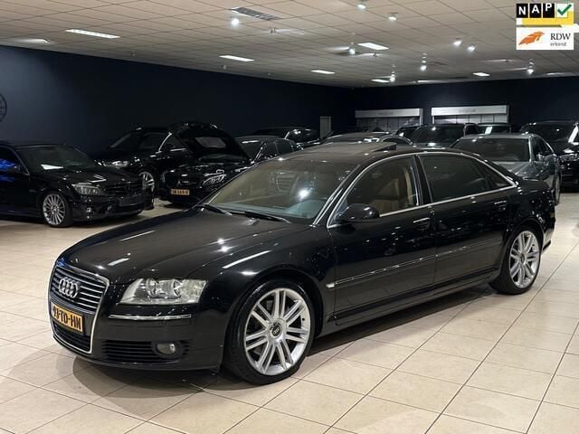 Zwart, metallic lak Gebruikt 2006 Audi A8L Proline Sedan | € 8.950 - Afbeelding 1/4