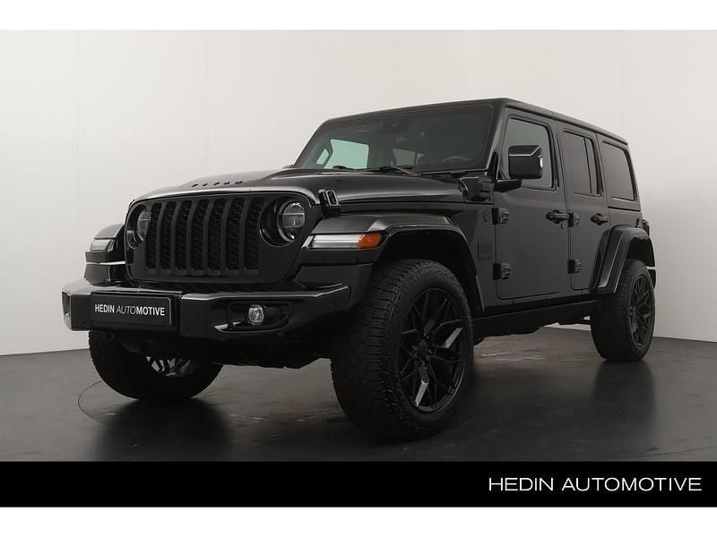 Zwart Gebruikt 2022 Jeep Wrangler Unlimited Sahara SUV | € 62.445 (Goede deal) - Afbeelding 1/4