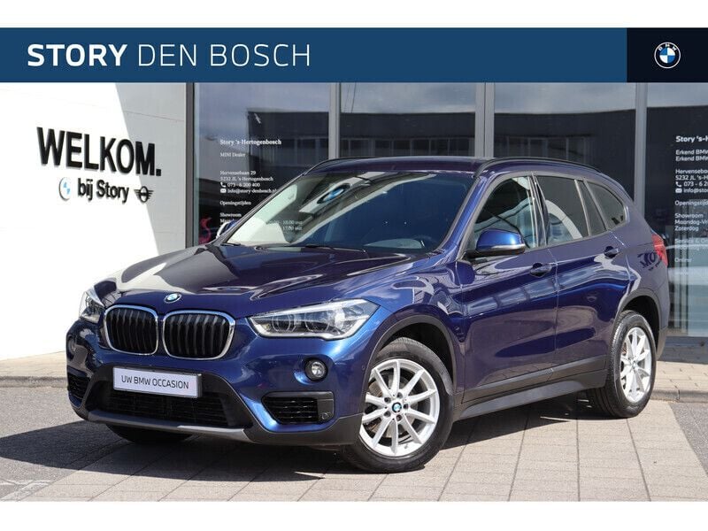 Blauw Gebruikt 2018 BMW X1 Executive SUV | € 22.950 (Eerlijke prijs) - Afbeelding 1/4