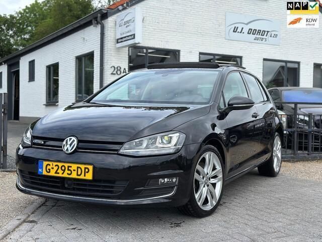 Zwart Gebruikt 2013 VW Golf VII Highline Hatchback | € 10.499 (Eerlijke prijs) - Afbeelding 1/4